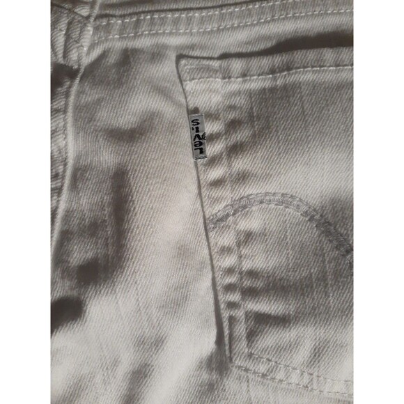 LEVI'S 515 Denim Shorts White 8 m  Jean Shorts classic casual summer Levi's - Picture 5 of 8